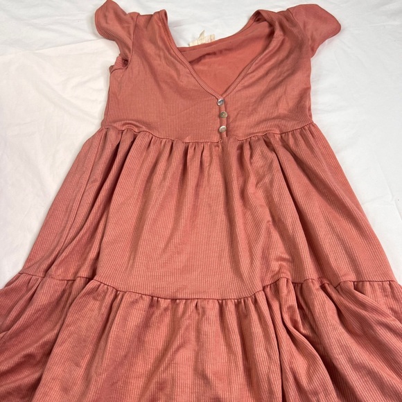 Women’s See You Monday Tan Color Babydoll Dress Size S A030323 - Picture 3 of 7
